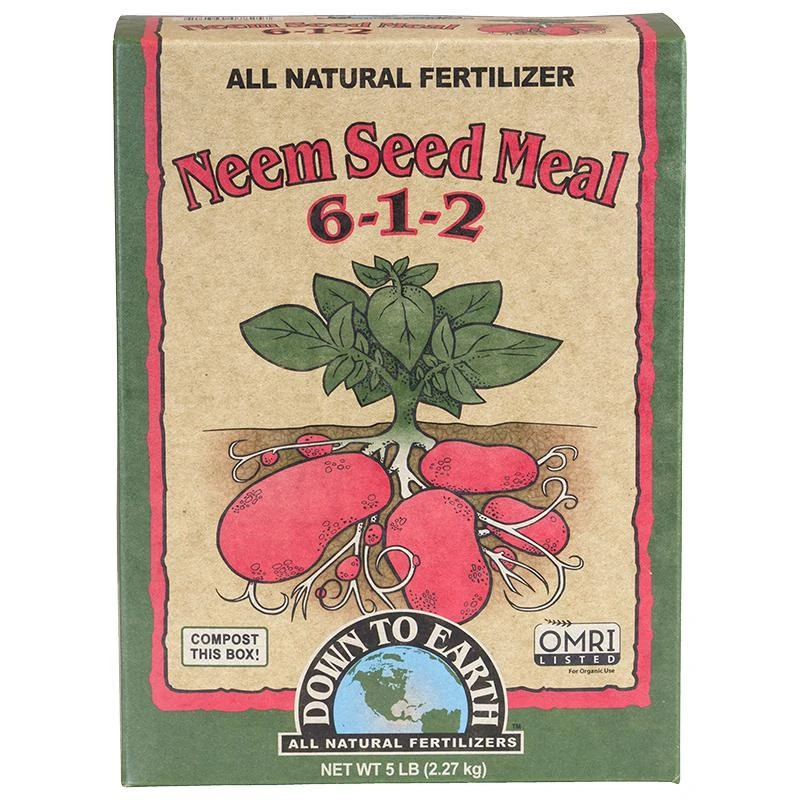 Neem Seed Meal 6-1-2 (5 Lb Box) 1 Neem Seed Meal 6-1-2 (5 Lb Box)